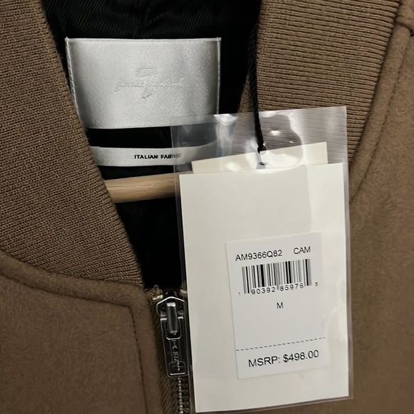 7FAM Tan Bomber M w/Italian Fabric - Picture 6 of 9